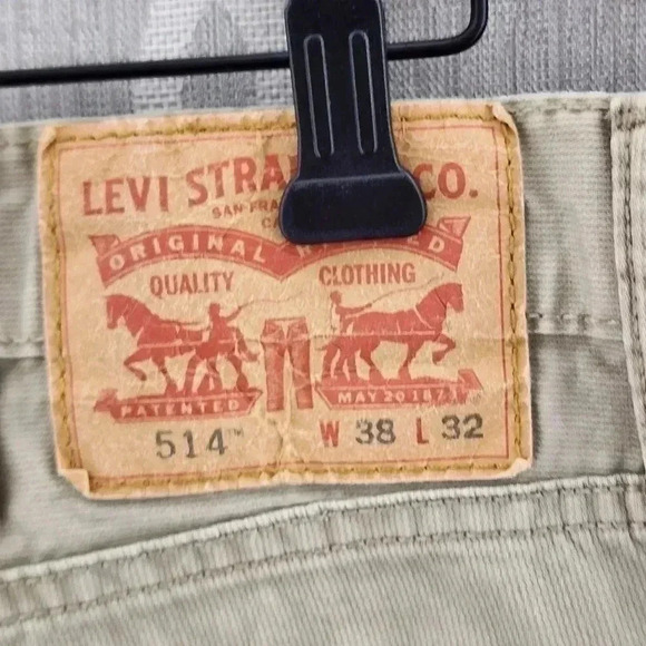 Levi's 514 Vintage Khaki Men's Pants 38x32 - Picture 5 of 11